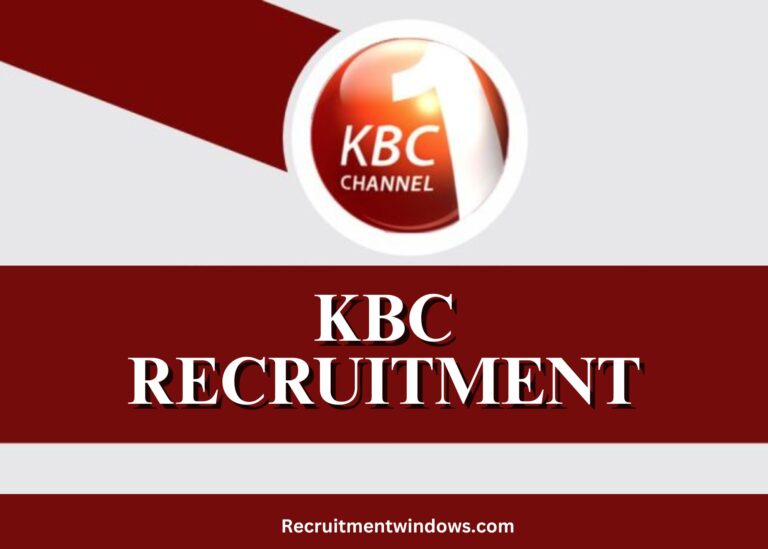 KBC Recruitment 2025/2026 Application Portal